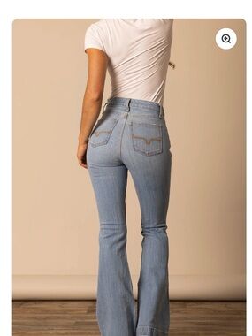 Jennifer Kimes Ranch Women's
Light Wash Flare Jeans